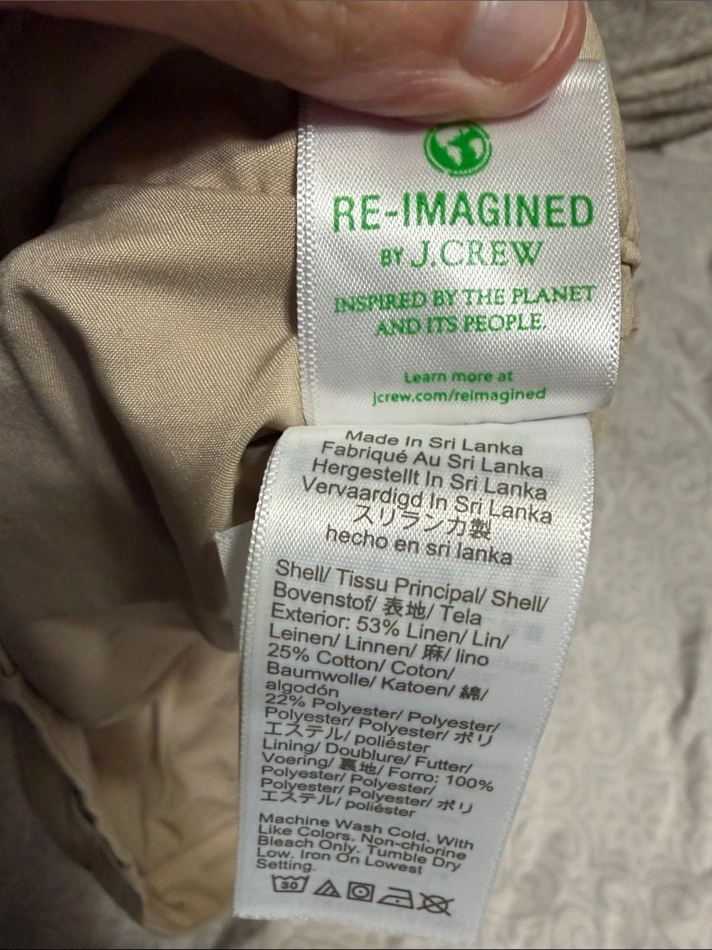 NWOT J. Crew Linen Blend Pleated Khaki High Rise Tailored Shorts Size 8
